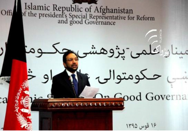 مسعود بر غير متمرکز شدن صلاحيت ها در افغانستان تاکيد کرد